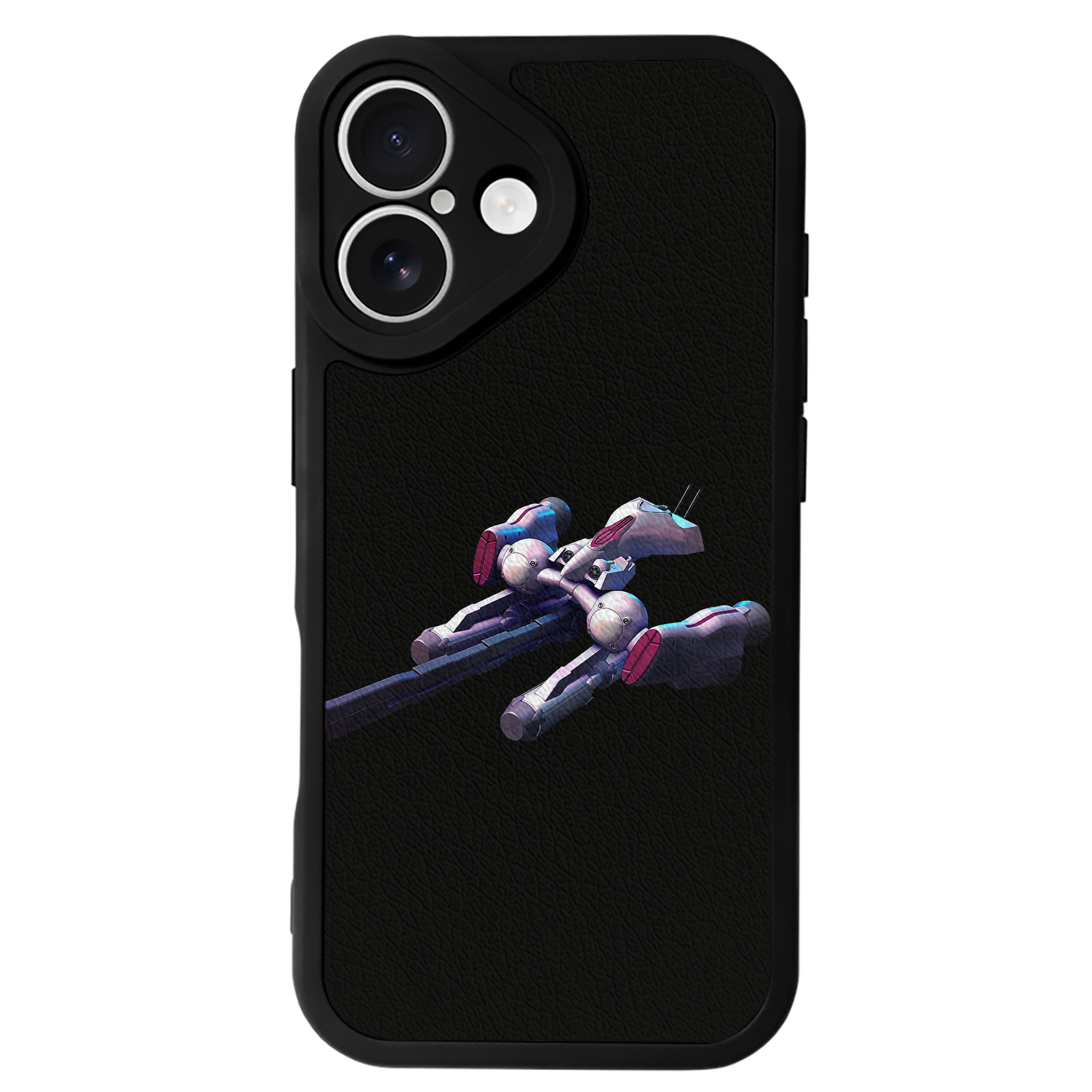 （画像用） 機動戦士ガンダム Mobile Suit Gundam 【iPhone 16シリーズ対応】シリコンスマホケース（レザー調） 材質：シリコン